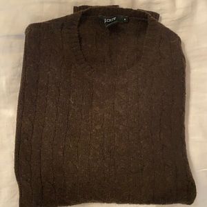 J.Crew Men’s Wool Cable Knit Sweater Size M